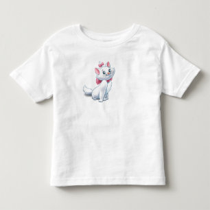 Cute Aristocats White and Pink Cat Disney Toddler T-shirt