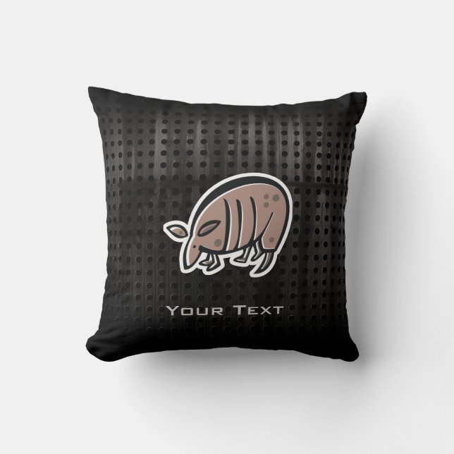Cute Armadillo; Cool Throw Pillow (Front)