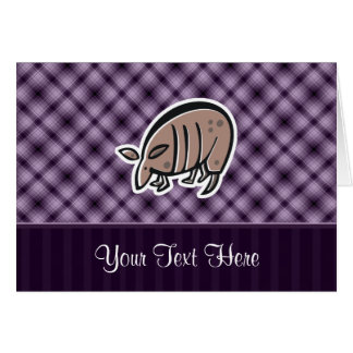 Cute Armadillo; Purple