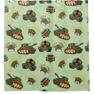 Cute Army Bear Pattern