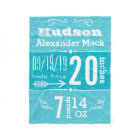 Cute Arrow Pattern Any Colour Baby Blanket