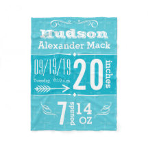 Cute Arrow Pattern Any Colour Baby Blanket