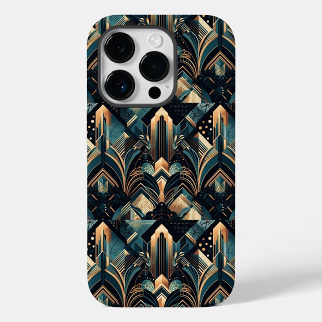 cute art deco pattern tiled  Case-Mate iPhone case (Back)