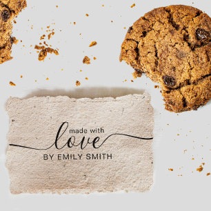 Cute artisanal avec amour Petite entreprise ou art