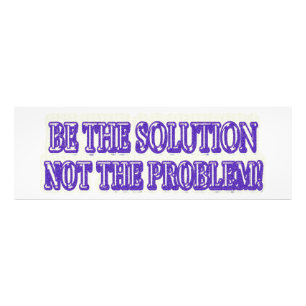 Cute Artwork Design "BE THE SOLUTION" Buy Now Photo Print