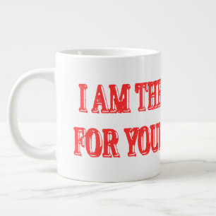 Cute Artwork Design "I AM THE SOLUTION" Buy Large Coffee Mug