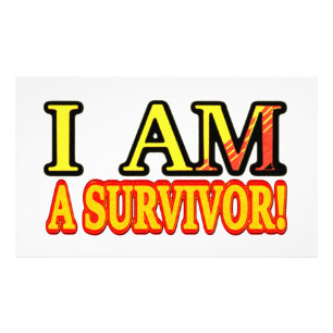 Cute Artwork Design "SURVIVOR". Buy Now Photo Print