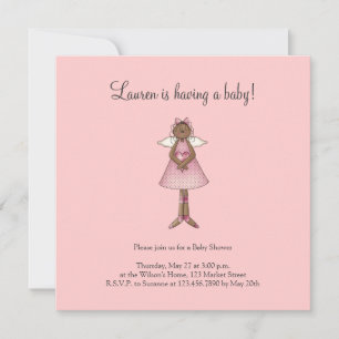 Cute as a Bug · Ethnic Angel Invitation