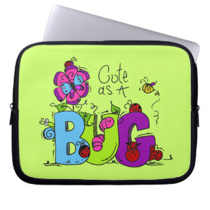 Cute as a Bug Laptop Sleeve