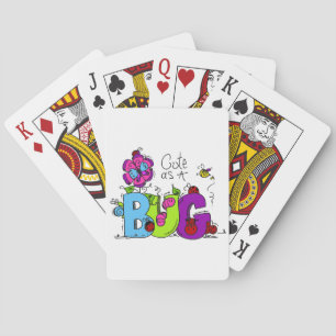 Cute as a Bug Playing Cards