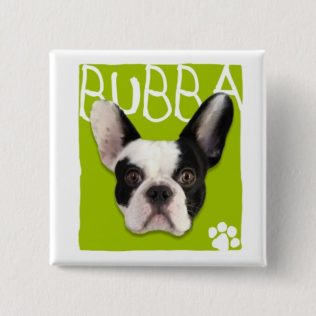 Cute as a Button! 2 Inch Square Button (Front)