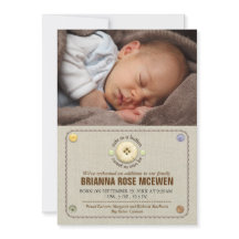 Cute as a Button Baby Photo Birth