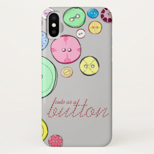 Cute as a Button  Case-Mate iPhone Case