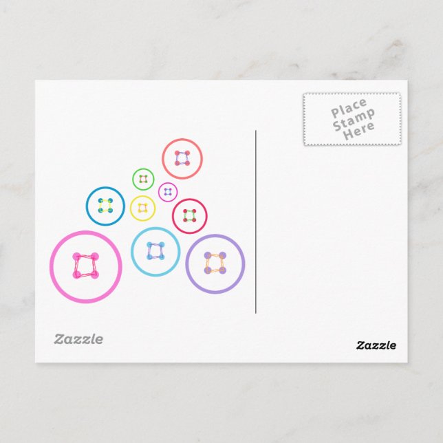 Cute as a Button Postcard (Back)