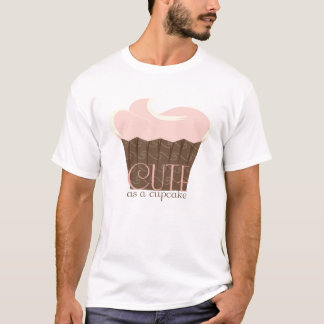 Cute as a cupcake! Pink & Brown T-Shirt