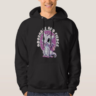 Cute As AF Dragon Adorable And Fierce Hoodie