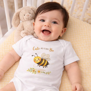 Cute as can Bee Baby  Bodysuit