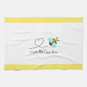 Cute as can bee, Honeycomb Pattern Kitchen Towel