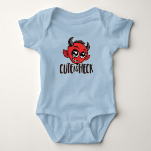 Cute as Heck Devil Baby Bodysuit