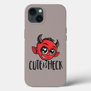 Cute as Heck Devil iPhone 13 Case