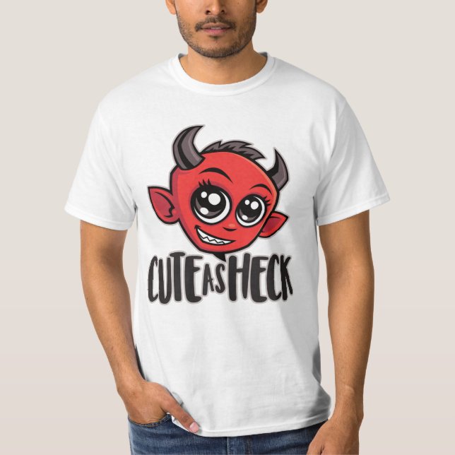 Cute as Heck Devil T-Shirt (Front)