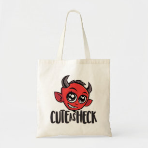 Cute as Heck Devil Tote Bag