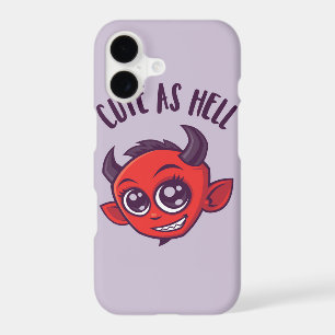 Cute as Hell Devil with Dark Text