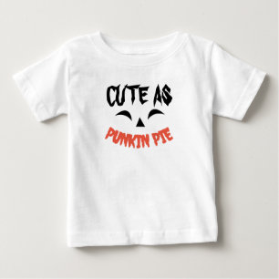 Cute As Pumpkin Pie Halloween Toddler Tee