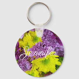 Cute Assorted Daisy Keychain