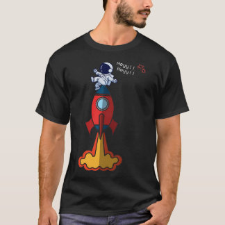 Cute Astro Rocket T-Shirt