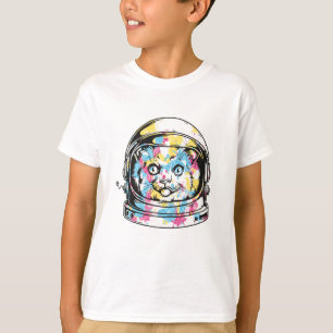 Cute Astronaut Cat T-Shirt