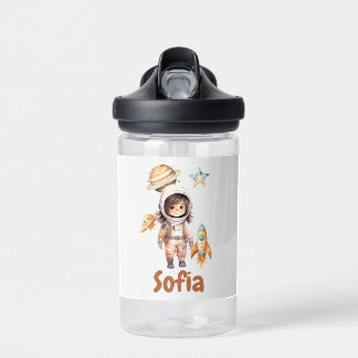 Cute astronaut Space Adventure personalized Water Bottle