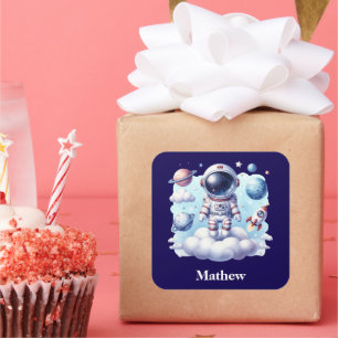 cute astronaut space Sticker