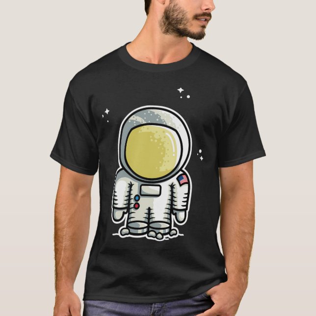Cute Astronaut T-Shirt (Front)