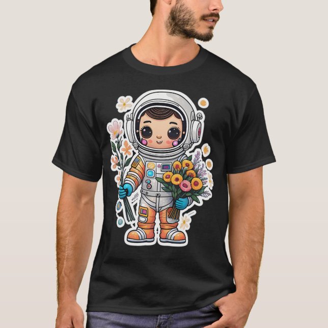 Cute Astronaut T-Shirt (Front)