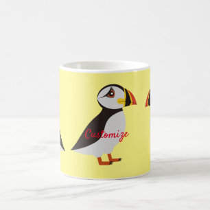 Cute Atlantic puffin design Thunder_Cove Coffee Mug