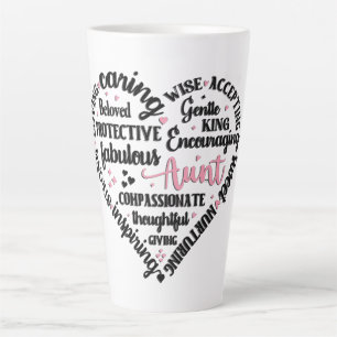 Cute Aunt Heart Mug