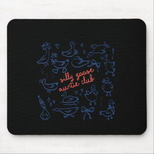 Cute Auntie Silly Goose Auntie For Aunt Pregnancy Mouse Pad
