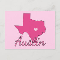 Cute Austin Texas Girl Pink