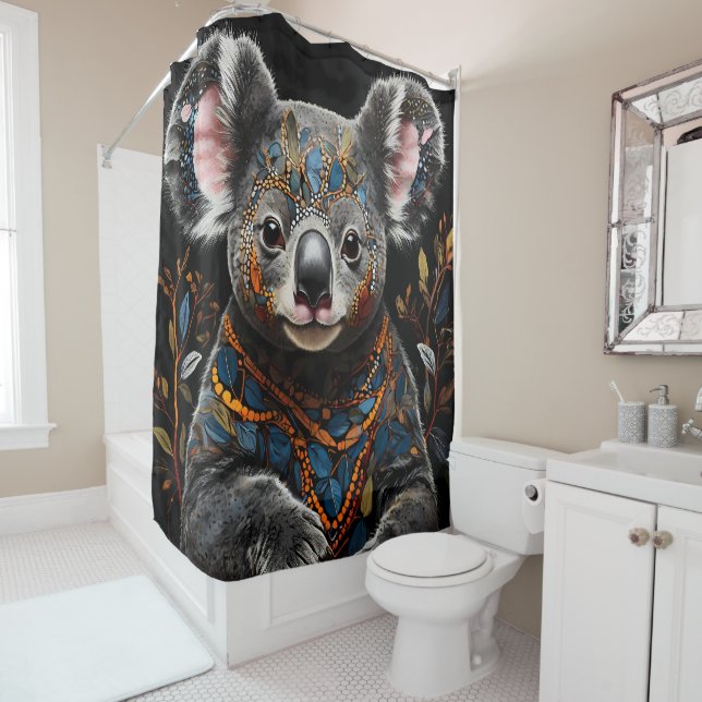 Cute Australian Abstract Koala Bear (In Situ)