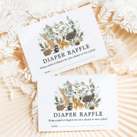 Cute Australian Animals Eucalyptus Diaper Raffle