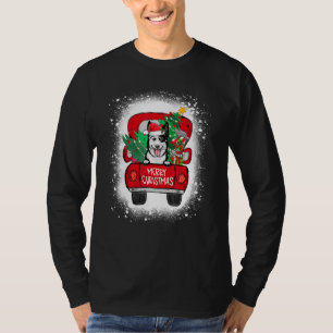 Cute Australian Cattle Red Truck Merry Christmas B T-Shirt