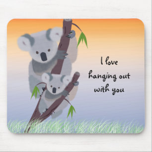 Cute Australian Koala Bear Mousepad