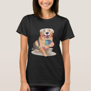 Cute Australian Shepherd Dog Owner Coffee  Animal T-Shirt