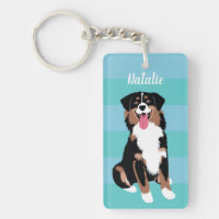 Cute Australian Shepherd Personalized | Blue Aqua