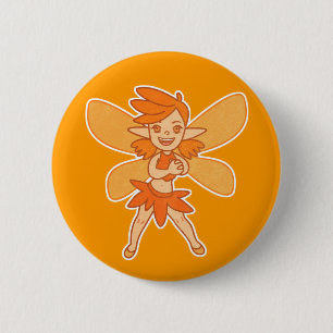 Cute Autumn Fairy 2 Inch Round Button