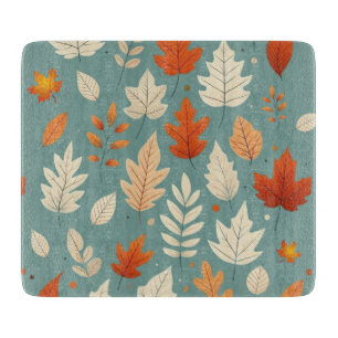 Cute autumn/fall leaves cutting board
