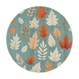 Cute autumn/fall leaves cutting board