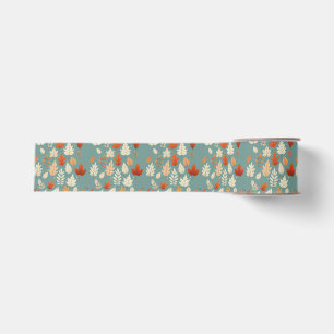 Cute autumn/fall leaves grosgrain ribbon