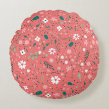 Cute Autumn Flowers Illustration Floral Pattern